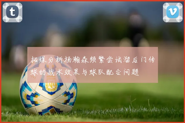 拓媒分析杨瀚森频繁尝试溜后门传球的战术效果与球队配合问题